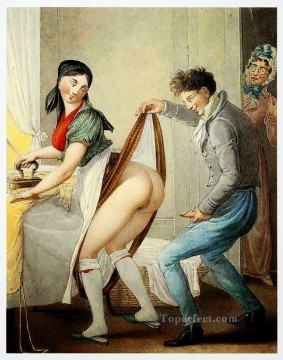 禁断とセクシー Painting - NO MEMORY ゲオルグ・エマヌエル・オピスの風刺画 性的